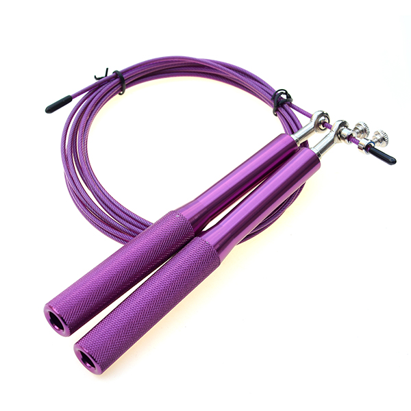 Thick handle metal skipping rope